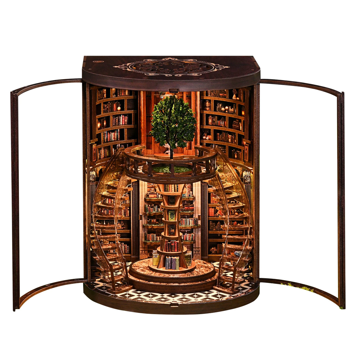 The Library of Wisdom Rings Book Nook Kit