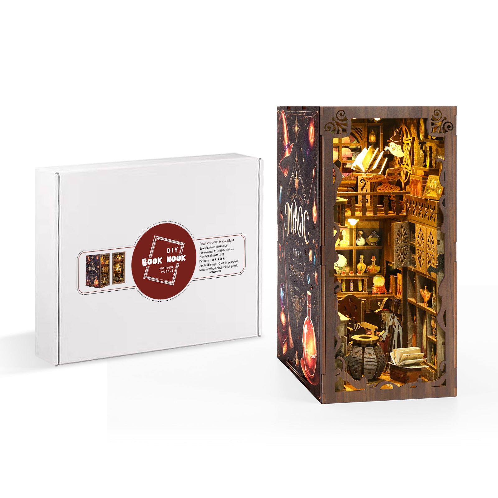 Midnight Magic Book Nook Kit