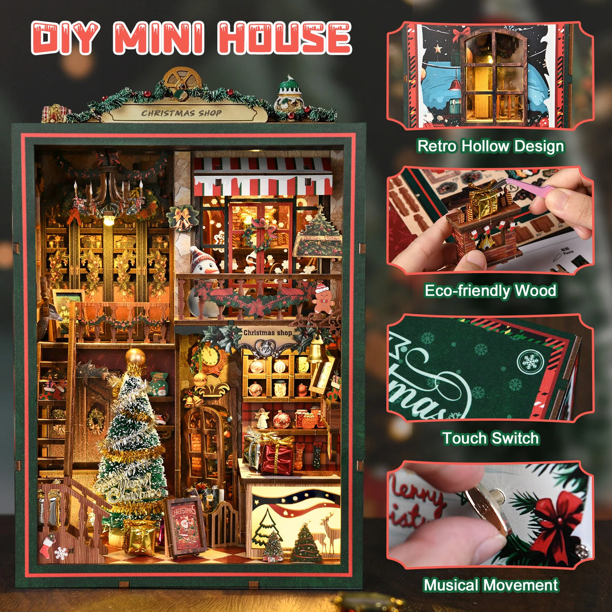 The Christmas Shop Book Nook Kit