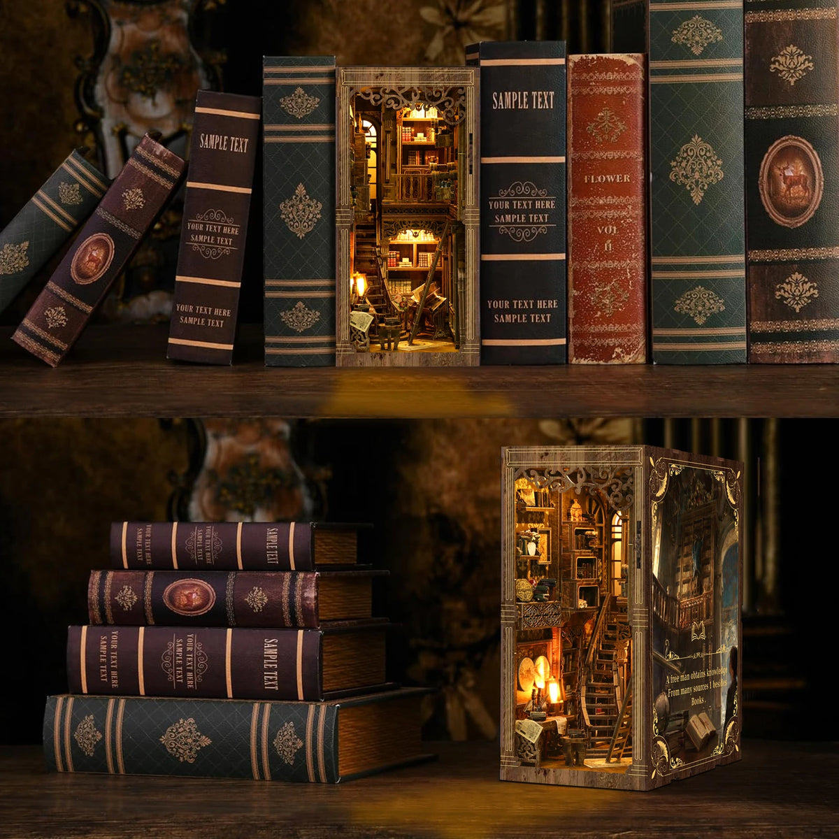 The Antiquarian Library Book Nook Kit