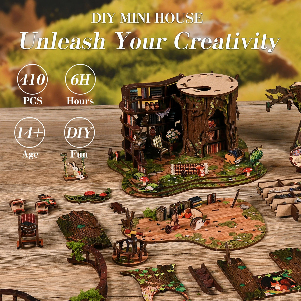 Forest Tea Book Club Book Nook Kit