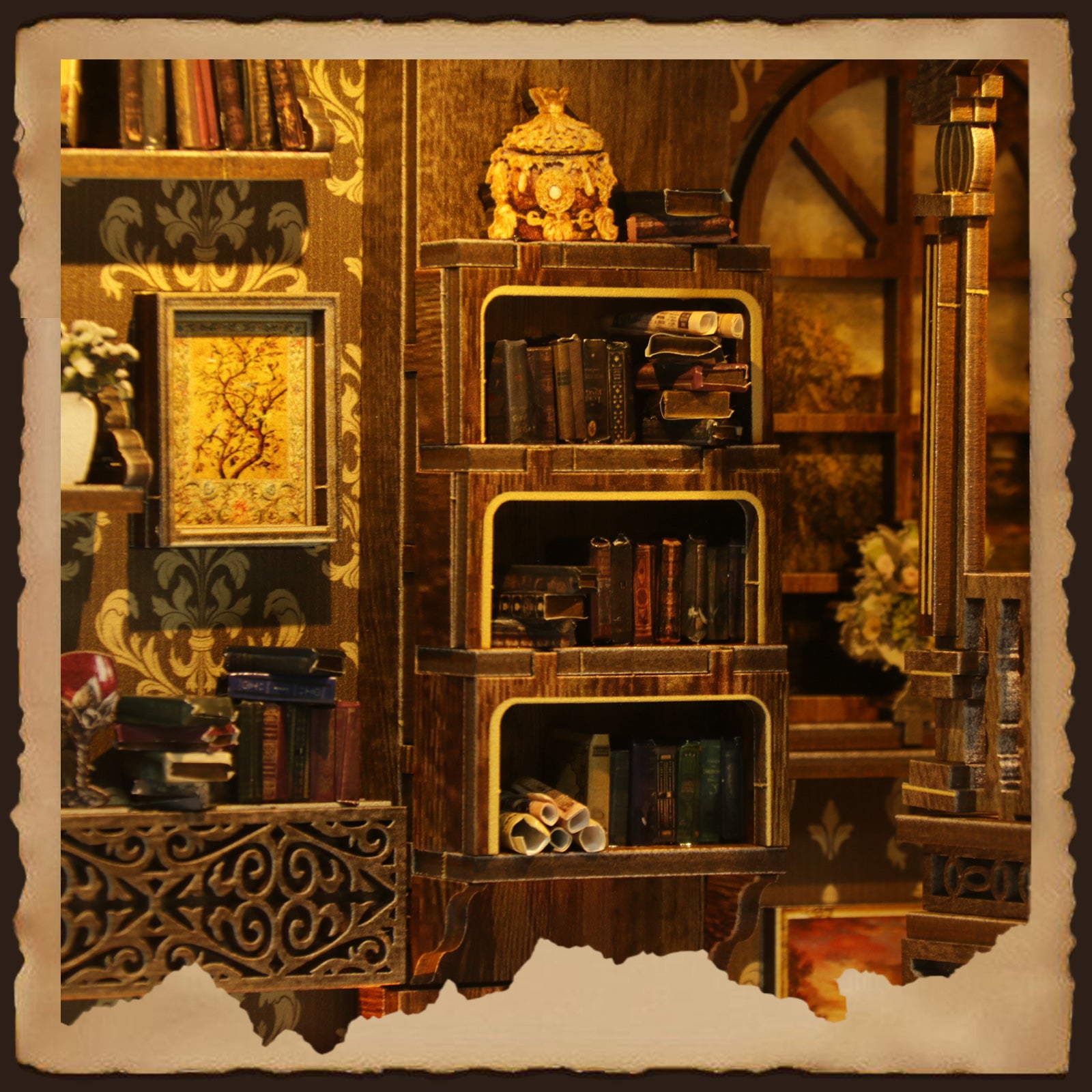 The Antiquarian Library Book Nook Kit