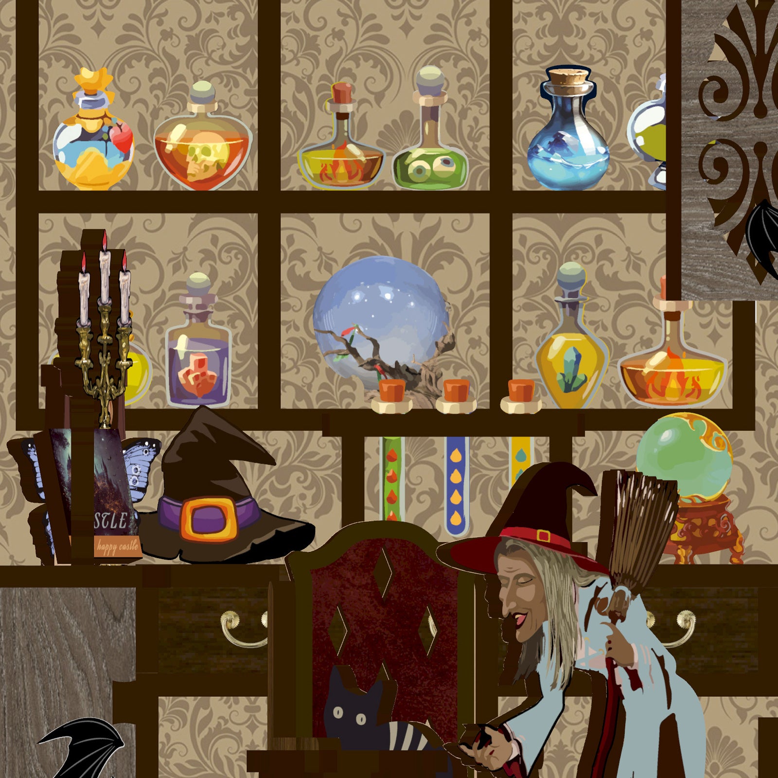 Midnight Magic Book Nook Kit