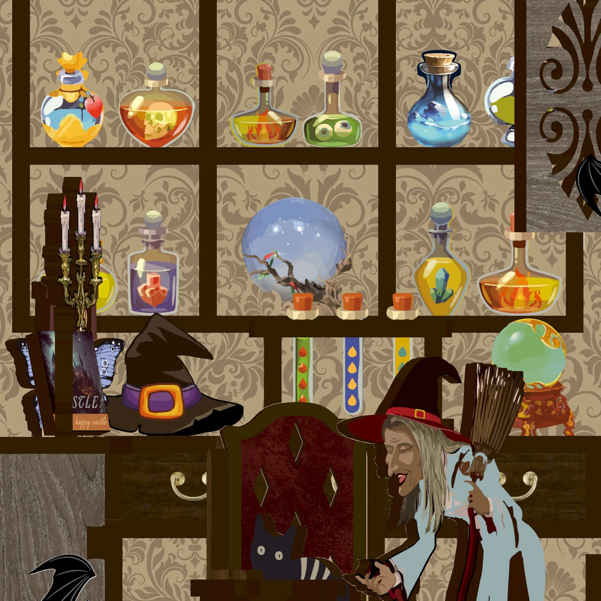 Midnight Magic Book Nook Kit