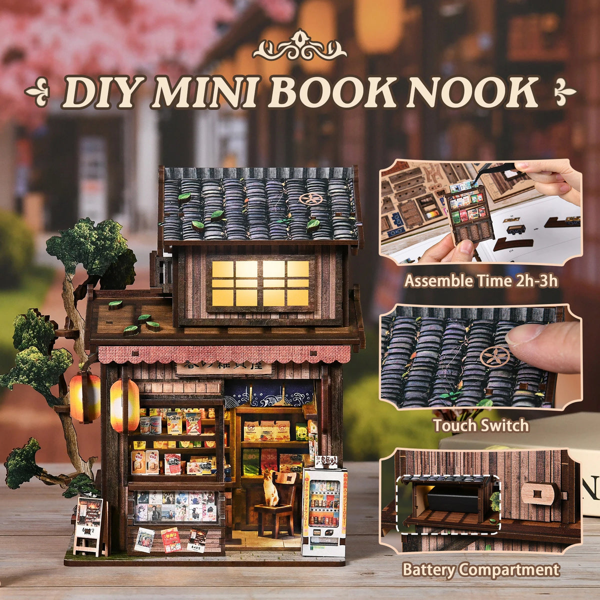 Springtime General Store Book Nook Kit