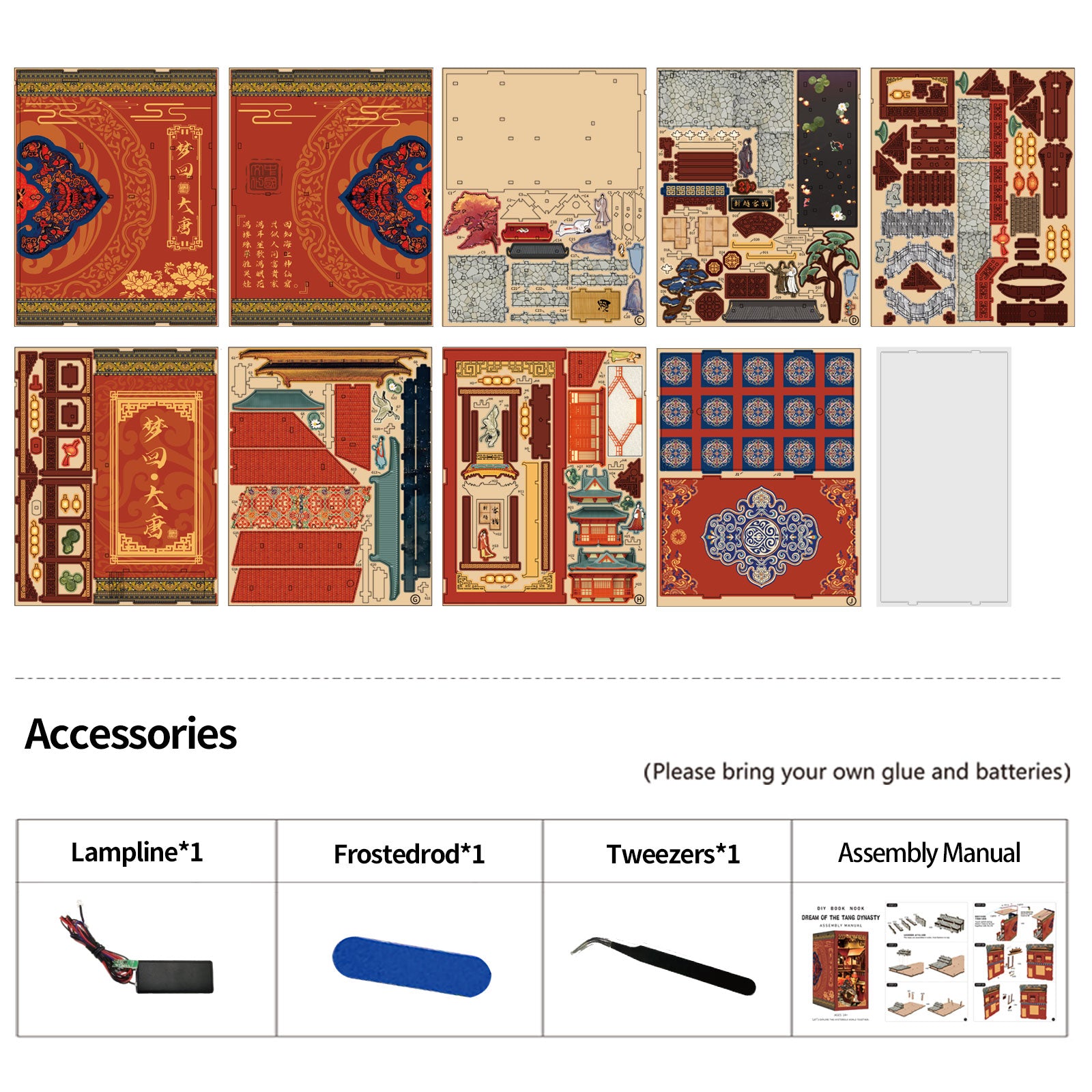 Dream of Chang'an Book Nook Kit
