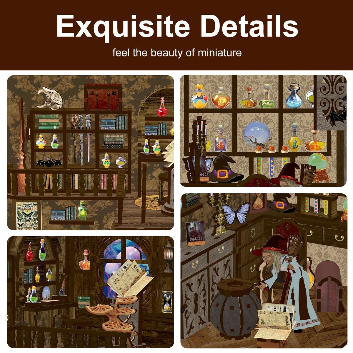 Midnight Magic Book Nook Kit