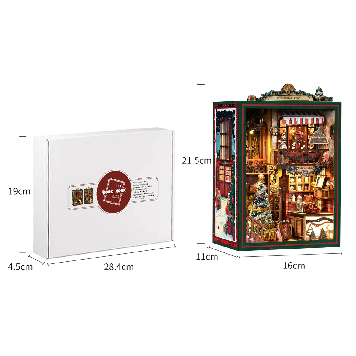 The Christmas Shop Book Nook Kit